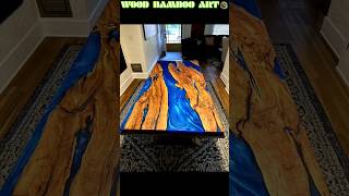 Crafting a river TableEpoxyPouringWoodworkInProgressResinCraftsWorkshopSceneDIYProjectviral [upl. by Carver774]