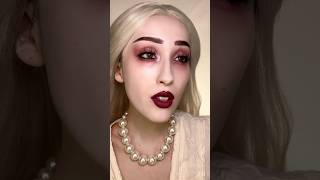 The White Queen 🤍👑 whitequeen whitequeenmakeup halloweenmakeuplook [upl. by Yanad]