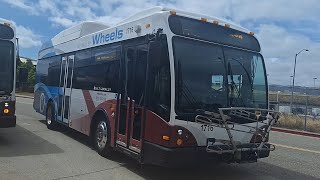 TriValley Wheels 2017 Gillig BRT HEV 29 1716 on Route 14 [upl. by Kilmarx186]