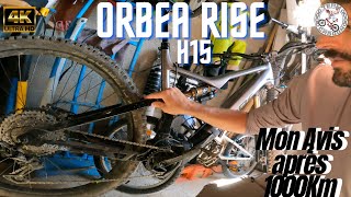 ORBEA RISE H15 TEST amp AVIS APRÉS 1000 KM [upl. by Annaed404]