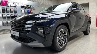 2025 Hyundai Tucson Facelift 16T 4WD Ocean Indigo Blue Detail Look 4K [upl. by Aggi]