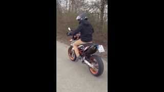 Ktm 690 Smc R Akrapovic sportluftfilter abp Racing [upl. by Htebasyle]