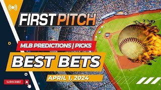 MLB Picks Predictions and Best Bets  Royals vs Orioles  Yankees vs Diamondbacks  April 1 2024 [upl. by Rowe]