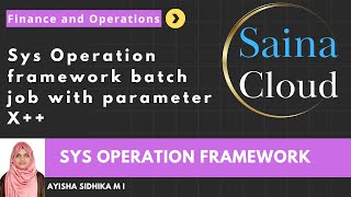 Sys Operation Framework [upl. by Firmin]