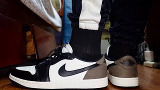 AIR JORDAN 1 LOW OG MOCHA  ON FEET  UNBOXING [upl. by Joses]