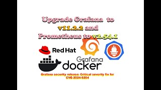 Upgrade Grafana1122 and Prometheus2541 CVE20249264 [upl. by Kuehnel]