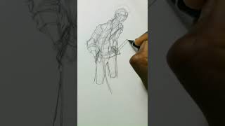 Sketching and Coloring Grimmjow grimmjow shorts anime bleach manga howtodraw drawing art [upl. by Terrye]