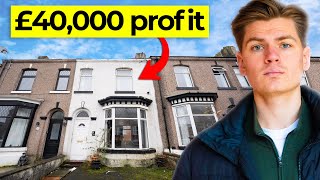 Flipping This House To Make £40000 Profit UK Property Investing [upl. by Anaynek1]