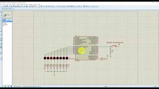 corrimiento de LEDs con el PIC18F4550 MPLAB y PROTEUS [upl. by Jeanine]