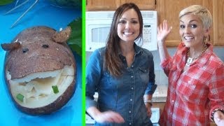 Cute Food How to Make a Baked Potato quotHippotatomusquot [upl. by Jansson576]