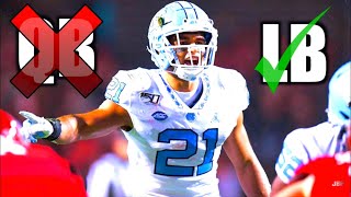 QUARTERBACK to LINEBACKER 👀  North Carolina LB Chazz Surratt Highlights ᴴᴰ [upl. by Pliam]