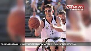 CAMPIONATI NAZIONALI DI BASKET IN CARROZZINA SALGATORS TERZI CLASSIFICATI  07072024 [upl. by Neram]