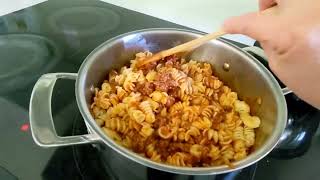 ROTINI PASTA WITH GROUND BEEF  Easy recipe [upl. by Ardnuasac521]