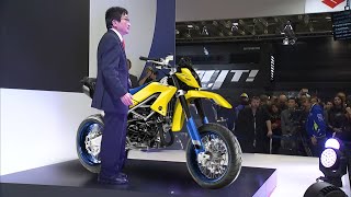 2025 NEW SUZUKI DR Z650 SM SUPERMOTO VTWIN READY TO BEAT DUCATI HYPERMOTARD 698 MONO [upl. by Anelahs30]