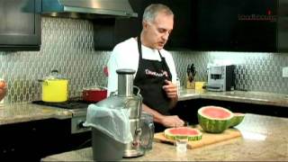 Juicing watermelon with Dr Bizal [upl. by Barbara-Anne]