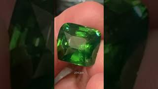 Stunning Natural Green Zircon The Gemstone of Elegance and Beauty naturalgems preciousstones [upl. by Meedan]