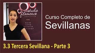 33 Tercera Sevillana  Parte 3  Curso de sevillanas aprende a bailar con nosotros [upl. by Christensen544]