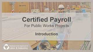 Introduction to Certified Payroll [upl. by Eirised449]