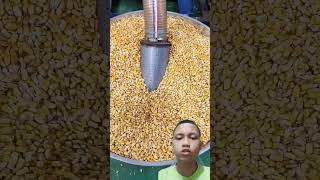 Buat Popcorn Jagung ⁉️ food grainprocessing popcorn [upl. by Eilak199]