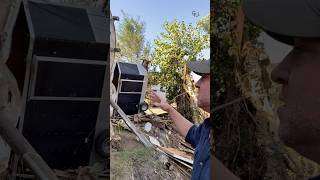 So much debris in asheville after hurricanehelene flooding ￼ [upl. by Yelnikcm]