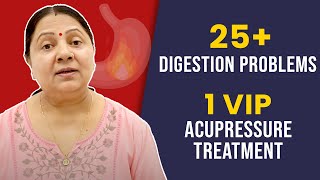 25 Digestion Problems 1 VIP Acupressure Treatment [upl. by Esinev]