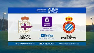 DÉPOR ABANCA  RCD ESPANYOL FEMENÍ  Temporada 2324  Patrocinio de Auga de Parada [upl. by Aleka]