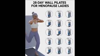 Wall Pilates For Women With Menopause [upl. by Nivag]