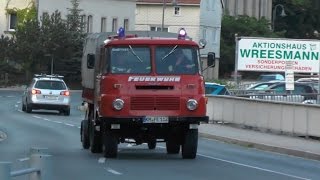 Einsatzfahrten „Dachstuhlbrand“ 10072016 Großröhrsdorf [upl. by Duntson260]