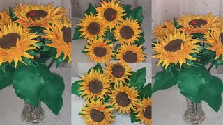 GIRASOLE GOMMA EVA🌻🌻🌻FACILISSIME DA FARE♥️♥️♥️ [upl. by Belia934]