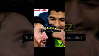 Suarez Teases Messi about Mateo Funny Moments [upl. by Anabelle]