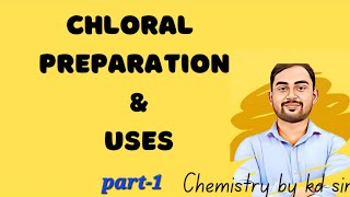 Halogenation of aldehyde class 12 preparation of chloral class 12 [upl. by Asoramla]