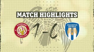 Stevenage v Colchester United highlights [upl. by Olia]