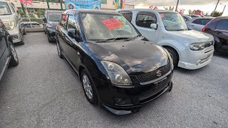 Johnnys Used Cars Okinawa  2009 Suzuki Swift 18410 [upl. by Ahnavas]