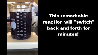 Killer Chemical Reaction Oscillating Clock Reaction [upl. by Ternan]