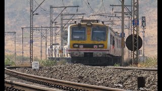 Jaw dropping view of Kasara bound Mumbai local train on curve [upl. by Artema]