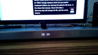 Samsung Soundbar HWF751  LED Display [upl. by Oiramel796]