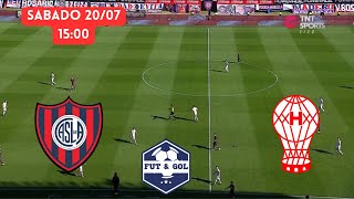 🔴 SAN LORENZO  HURACAN EN VIVO  LIGA PROFESIONAL EN FUT AND GOL [upl. by Winograd]