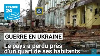 Ukraine  la population a diminué de plus de huit millions depuis l’invasion russe selon lONU [upl. by Jean-Claude]