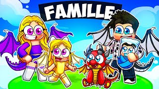 Notre FAMILLE de DRAGON sur ROBLOX [upl. by Odysseus]