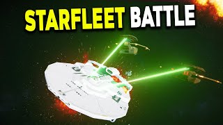 Starfleet VS Cardassians  STAR TREK Battle In Space Engineers [upl. by Sopher223]