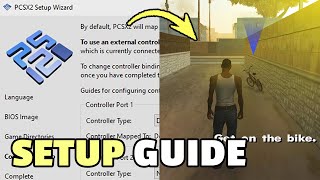 GTA San Andreas PS2  PCSX2 20 Setup Guide Easy Tutorial  How To Install PS2 Emulator [upl. by Anitsej31]