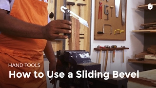 How to Use a Sliding Bevel  Woodworking [upl. by Ayaros]