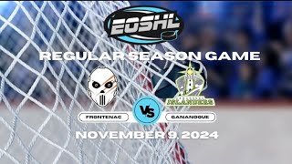 Frontenac Phantoms vs Gananoque Islanders Nov 92024 Full Game [upl. by Gee]