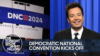 Democratic National Convention Kicks Off in Chicago Biden Delivers Opening Speech  Tonight Show [upl. by Renny]