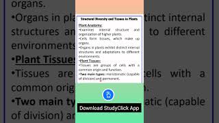 Plant Anatomy and Plant Tissues  What are Meristems  Anatomy of Flowering Plants  Part 1 neet [upl. by Gibbie]