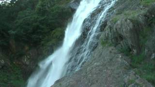 Partschinser Wasserfall in Südtirol  Waterfall in South Tyrol [upl. by Nnayllehs]