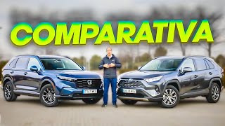 ¿CUÁL ES MEJOR ✅ TOYOTA RAV4 VS HONDA CRV  Comparativa [upl. by Itsrik]