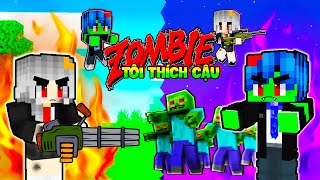 ZOMBIE TÔI THÍCH CẬU TẬP 1 THỢ SĂN SAMMY VÀ PHONG CẬN NGỐC THOÁT KHỎI XÁC SỐNG TRONG MINECRAFT [upl. by Spatz994]