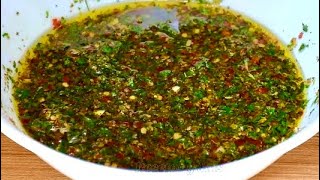 Chimichurri Argentino la salsa perfecta para tus Asados y choripán [upl. by Basham]