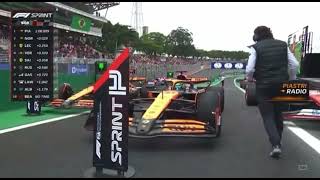 Oscar Piastri Sprint Pole Radio BrazilianGP SQ3 2024 [upl. by Airotkciv]